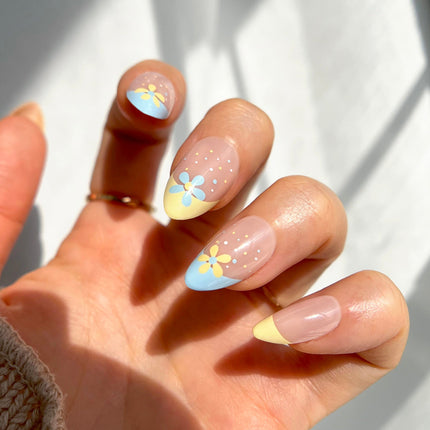 Bonmuz - Sunny Halo | Soft & Durable Press-On Nails