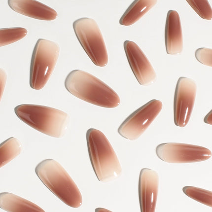 Bonmuz - Brown Sugar Drip | Soft & Durable Press-On Nails