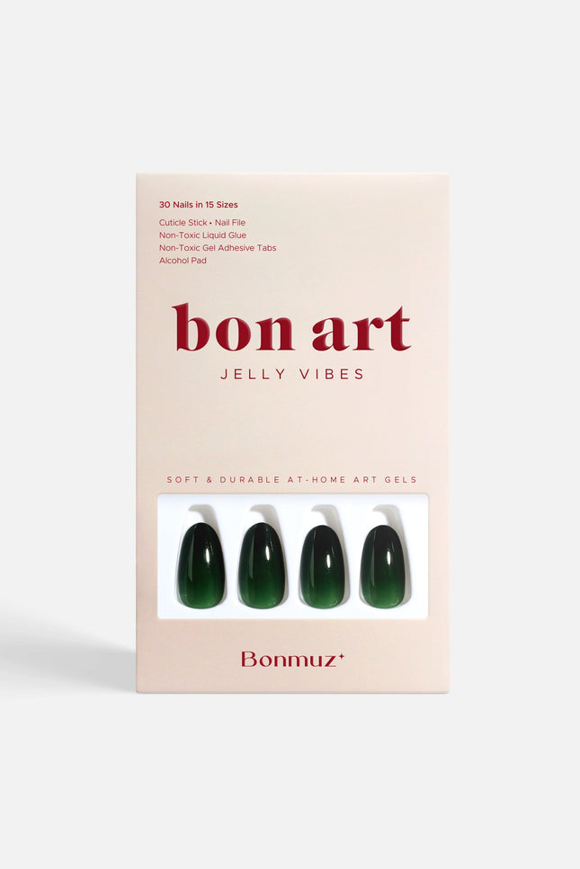 Bonmuz - Forest Lush | Soft & Durable Press-On Nails