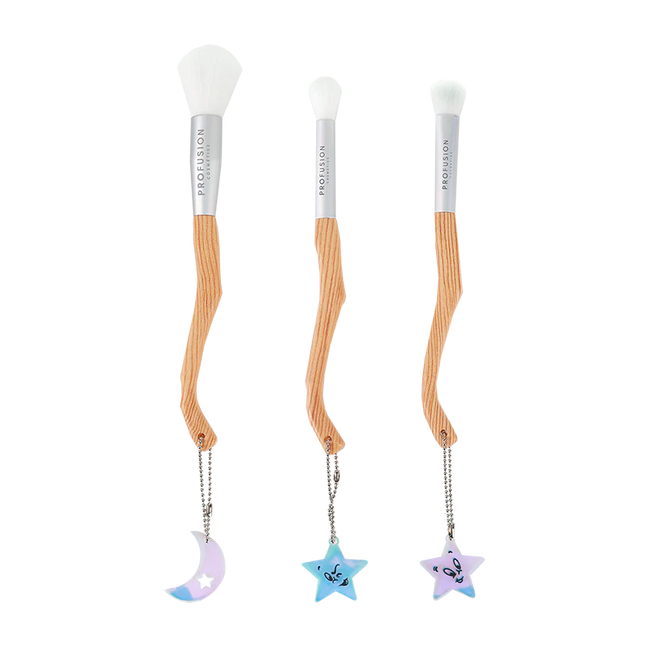 Profusion Cosmetics - Casper the Friendly Ghost |  Friendly Blend 3 PC Eye & Face Brush Set