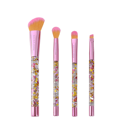 Profusion Cosmetics - It's a Vibe | Feel the Beat 4-pc Face & Eye Brush Set