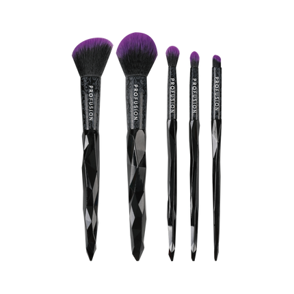 Profusion Cosmetics - Mystic Blend-5 PC Face & Eye Brush Set