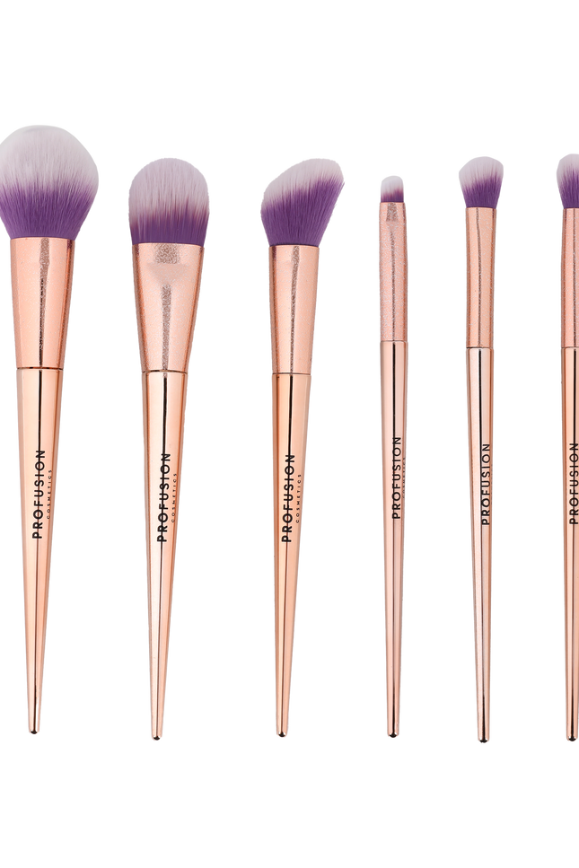 Profusion Cosmetics - Brush Crush 8 PC Brush & Sponge Set