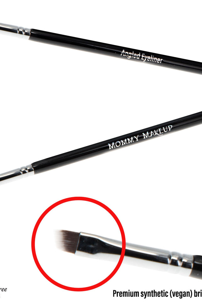 Mommy Makeup - Angled Eyeliner Brush