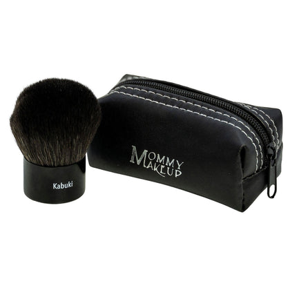 Mommy Makeup - Kabuki Brush - Hand cut, Vegan, Cruelty-Free Mineral Makeup Brush