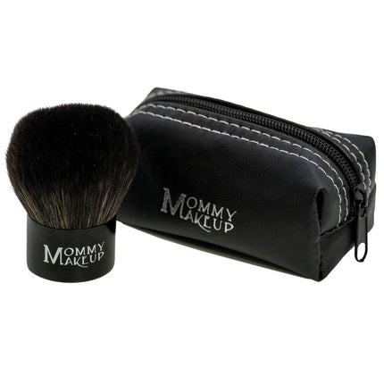 Mommy Makeup - Kabuki Brush - Hand cut, Vegan, Cruelty-Free Mineral Makeup Brush