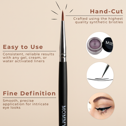 Mommy Makeup - Pointed Eyeliner Brush