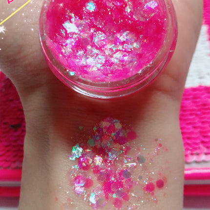 Inked Doll Cosmetics - BACHELORETTE Mermaid Jelly (Face/Body/Hair) Glitter Gel
