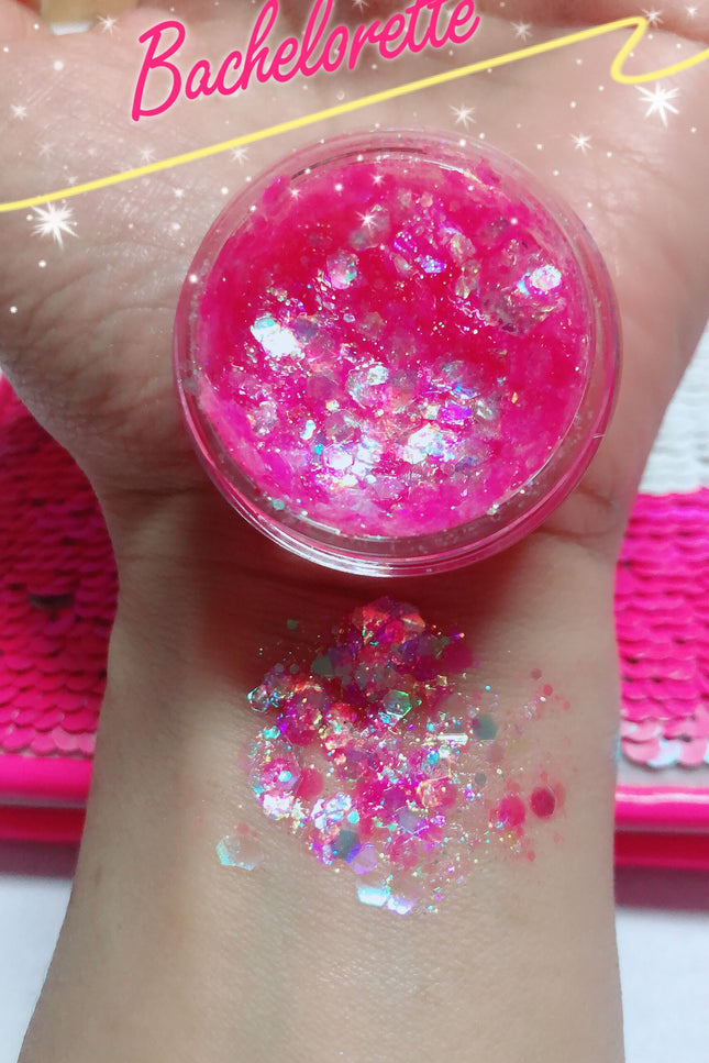 Inked Doll Cosmetics - BACHELORETTE Mermaid Jelly (Face/Body/Hair) Glitter Gel