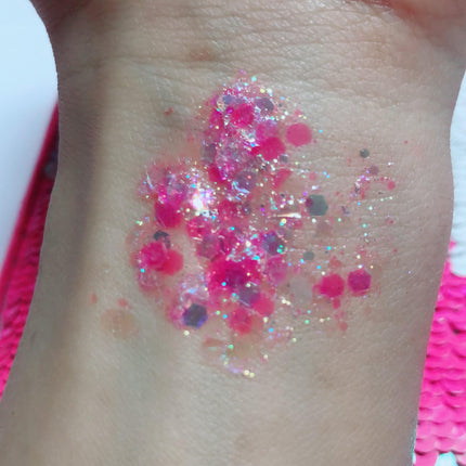 Inked Doll Cosmetics - BACHELORETTE Mermaid Jelly (Face/Body/Hair) Glitter Gel