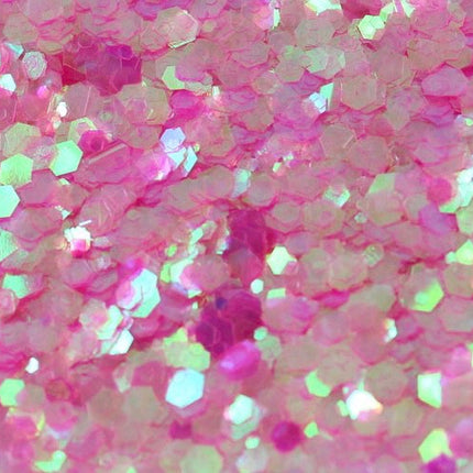 Inked Doll Cosmetics - BALLERINA (Pink/White) Chunky Iridescent Glamdoll Glitter