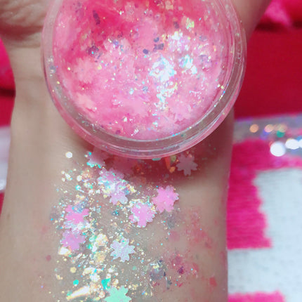 Inked Doll Cosmetics - BALLET SLIPPERS Mermaid Jelly (Face/Body/Hair) Glitter Gel
