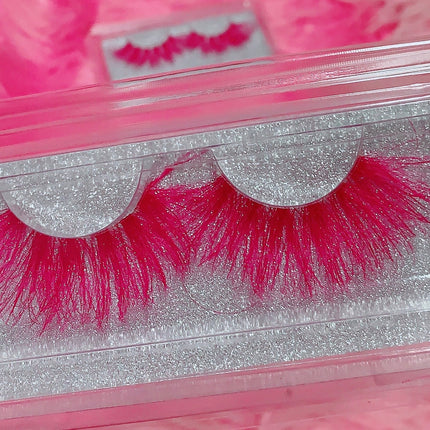 Inked Doll Cosmetics - *BARBIE-LICIOUS* (Pink) DreamDoll COLOR Lashes !