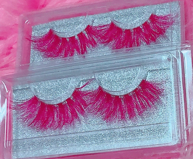 Inked Doll Cosmetics - *BARBIE-LICIOUS* (Pink) DreamDoll COLOR Lashes !
