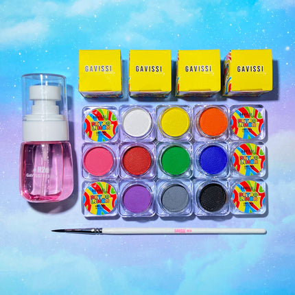 Gavissi Beauty - BASICS BUNDLE: 10 LINERS + BRUSH + SPRAY BOTTLE