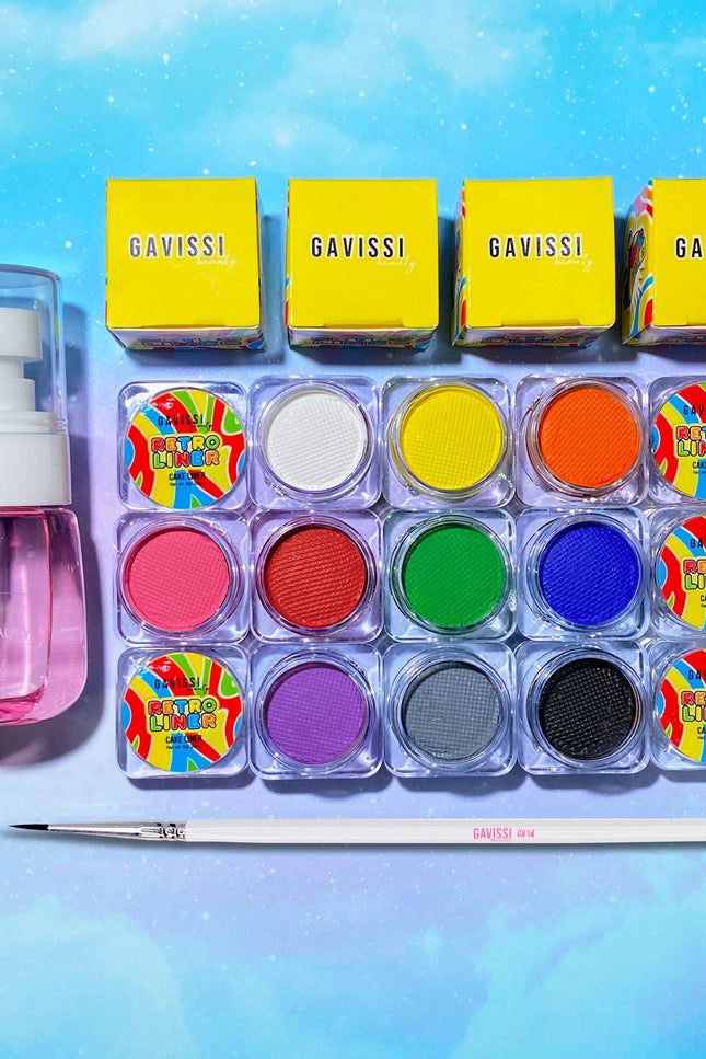 Gavissi Beauty - BASICS BUNDLE: 10 LINERS + BRUSH + SPRAY BOTTLE