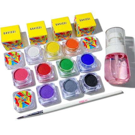 Gavissi Beauty - BASICS BUNDLE: 10 LINERS + BRUSH + SPRAY BOTTLE