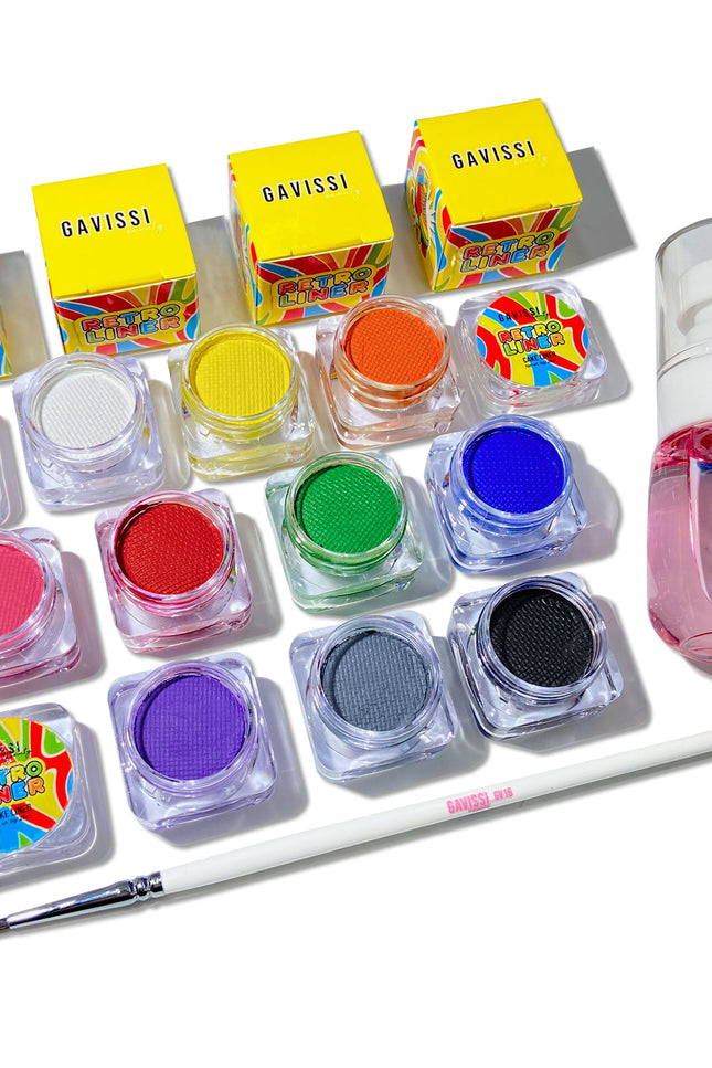 Gavissi Beauty - BASICS BUNDLE: 10 LINERS + BRUSH + SPRAY BOTTLE