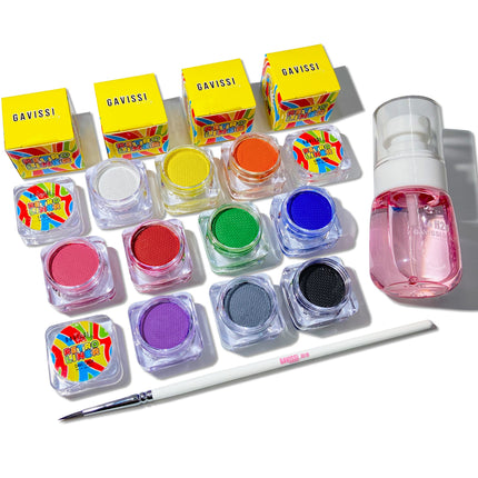 Gavissi Beauty - BASICS BUNDLE: 10 LINERS + BRUSH + SPRAY BOTTLE