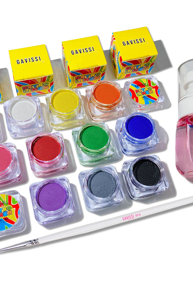 Gavissi Beauty - BASICS BUNDLE: 10 LINERS + BRUSH + SPRAY BOTTLE