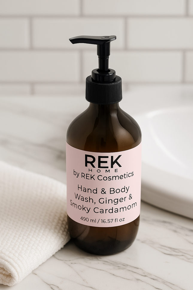 REK Cosmetics - Ginger & Smoky Cardamom Hand & Body Wash
