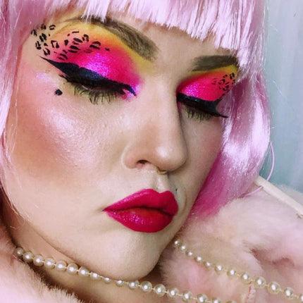Inked Doll Cosmetics - NEON LIGHTS (24PC) *BLACKLIGHT!* Pigment/Glitter Pallete!