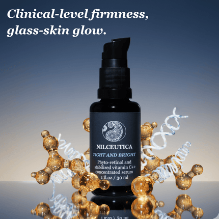 NILCEUTICA - TIGHT AND BRIGHT, an Advanced Gentle Phyto-Retinol and Vitamin C Face Serum, 12 Innovative Technologies, 55% High-Performance Cosmeceuticals