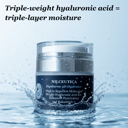 NILCEUTICA - Hyaluron 3D Hydrator Multi Lamellar Emulsion The Advanced Response Face and Neck Cream-Serum
