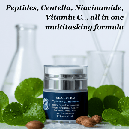 NILCEUTICA - Hyaluron 3D Hydrator Multi Lamellar Emulsion The Advanced Response Face and Neck Cream-Serum