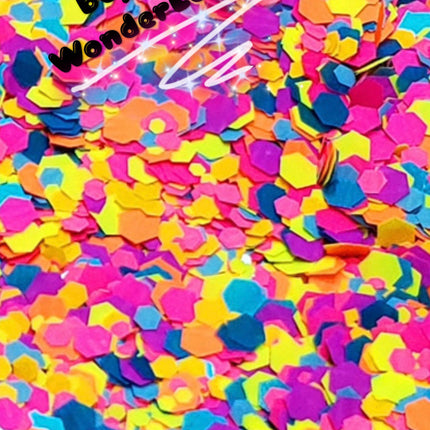 Inked Doll Cosmetics - "BEYOND WONDERLAND" *UV*/BlackLight* Festival FunFetti