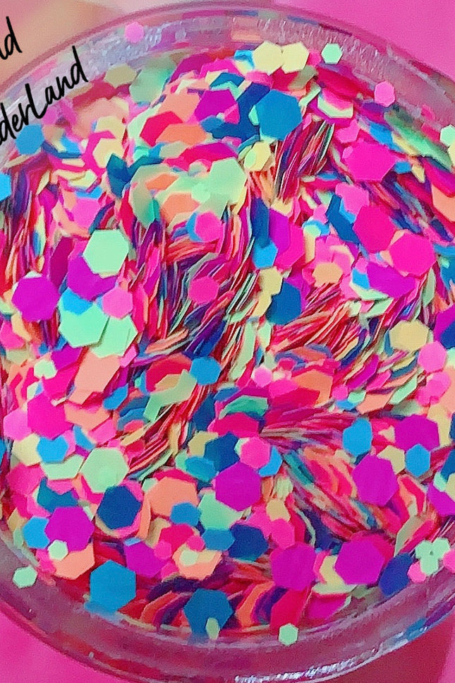 Inked Doll Cosmetics - "BEYOND WONDERLAND" *UV*/BlackLight* Festival FunFetti
