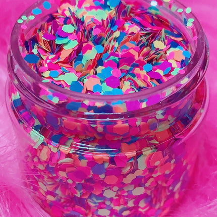 Inked Doll Cosmetics - "BEYOND WONDERLAND" *UV*/BlackLight* Festival FunFetti