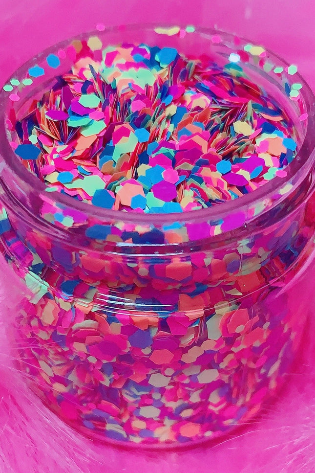 Inked Doll Cosmetics - "BEYOND WONDERLAND" *UV*/BlackLight* Festival FunFetti