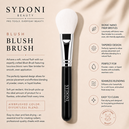 Sydoni - MOST LOVED! BLUSH BRUSH (BIONIC NANO FIBER)