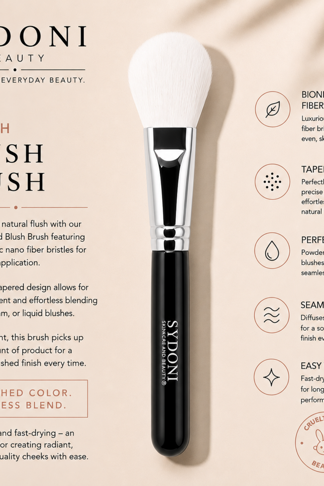 Sydoni - MOST LOVED! BLUSH BRUSH (BIONIC NANO FIBER)