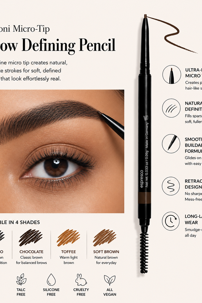 Sydoni - MOST LOVED! MICRO-TIP RETRACTABLE BROW PENCIL, WATERPROOF (6 Shades)