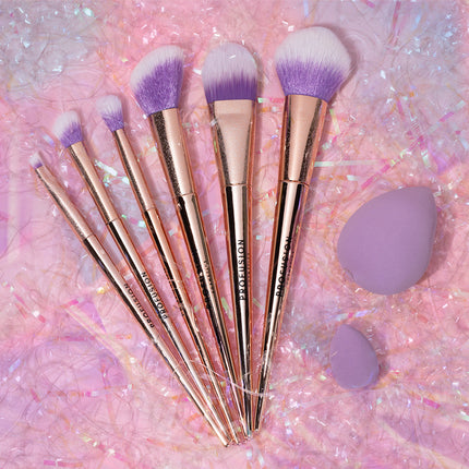 Profusion Cosmetics - Brush Crush 8 PC Brush & Sponge Set