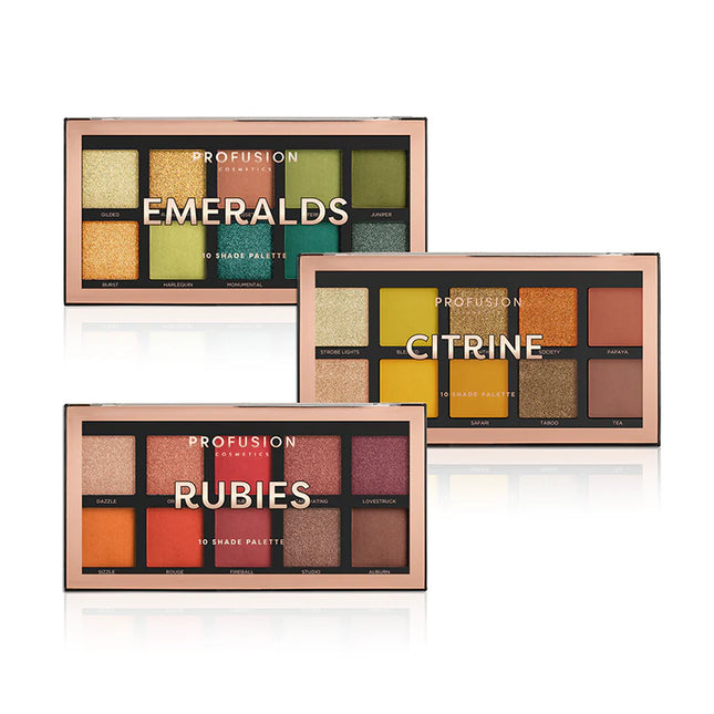 Profusion Cosmetics - 10-Shade Trio Bundle