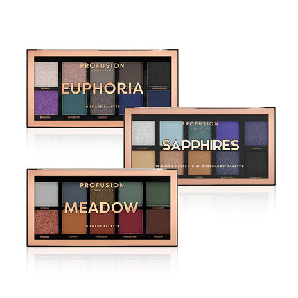 Profusion Cosmetics - 10-Shade Trio Bundle