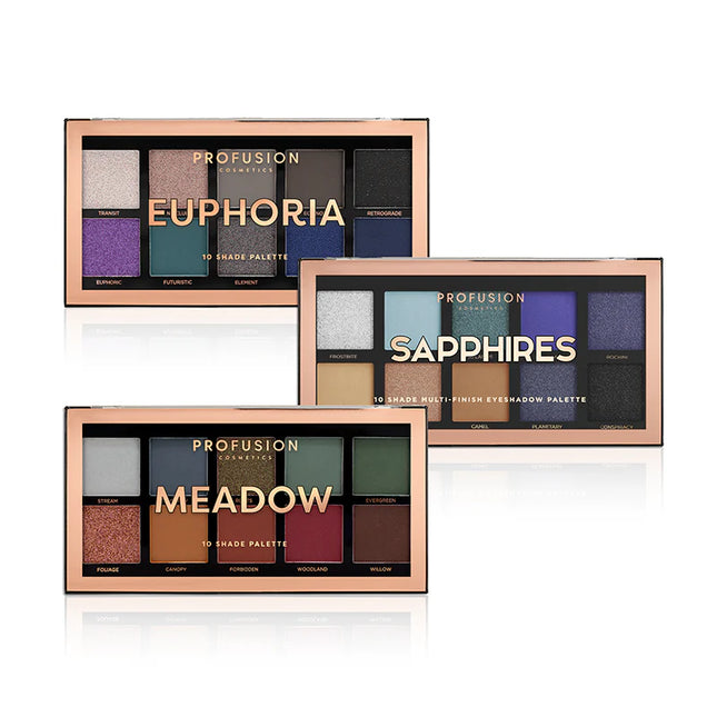 Profusion Cosmetics - 10-Shade Trio Bundle