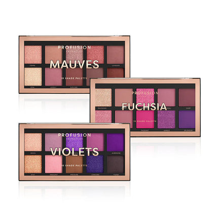 Profusion Cosmetics - 10-Shade Trio Bundle