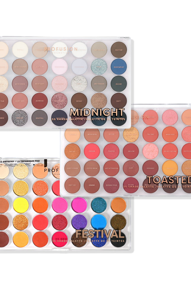 Profusion Cosmetics - Pro Aritistry 35 Shade Palettes