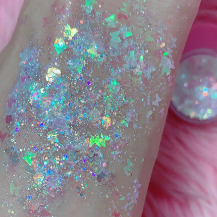 Inked Doll Cosmetics - BUTTAFLY GLOW! Glitter Gel
