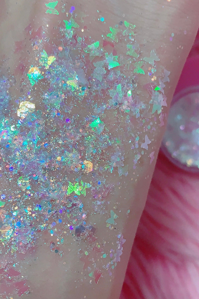 Inked Doll Cosmetics - BUTTAFLY GLOW! Glitter Gel