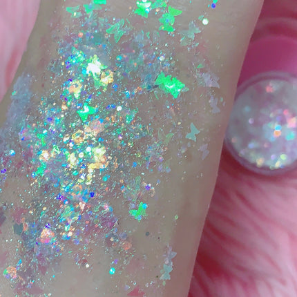 Inked Doll Cosmetics - BUTTAFLY GLOW! Glitter Gel