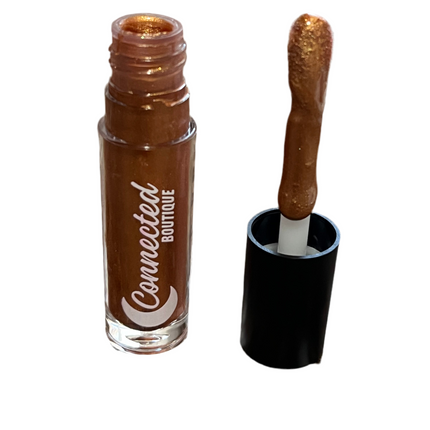 Connected Boutique - Creative - lip gloss hydrating metallic brown