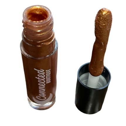 Connected Boutique - Creative - lip gloss hydrating metallic brown