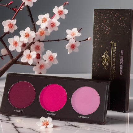 Dede's Signature - PINCHED CHEEKS BLUSH TRIO [NON MAGNETIC]