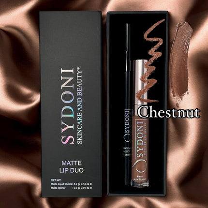 Sydoni - CHESTNUT MATTE LIP DUO
