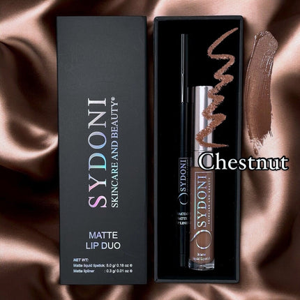 Sydoni - CHESTNUT MATTE LIP DUO
